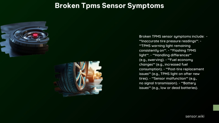 Broken Tpms Sensor Symptoms