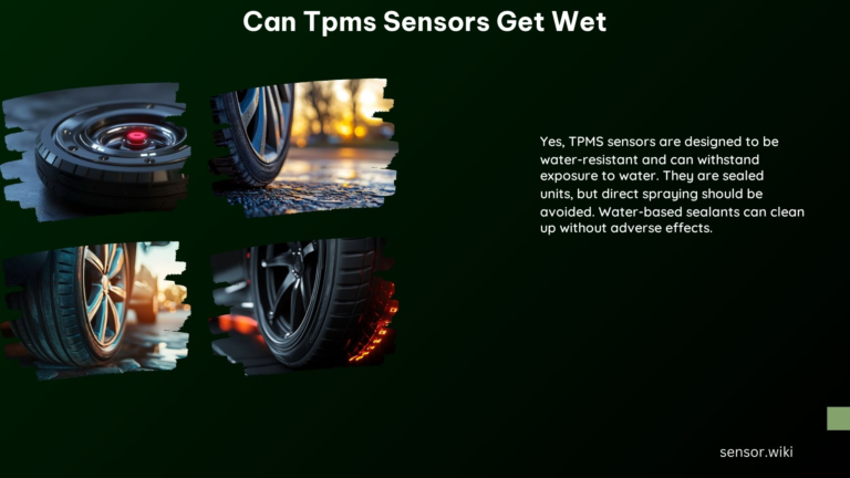 Can Tpms Sensors Get Wet