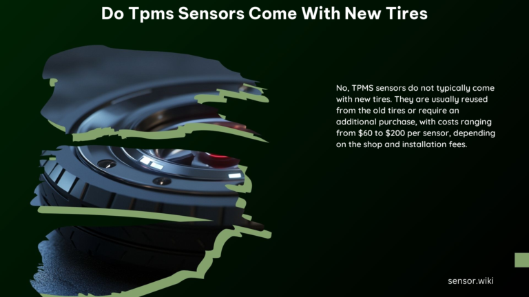 Do Tpms Sensors Come With New Tires