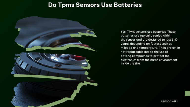 Do Tpms Sensors Use Batteries