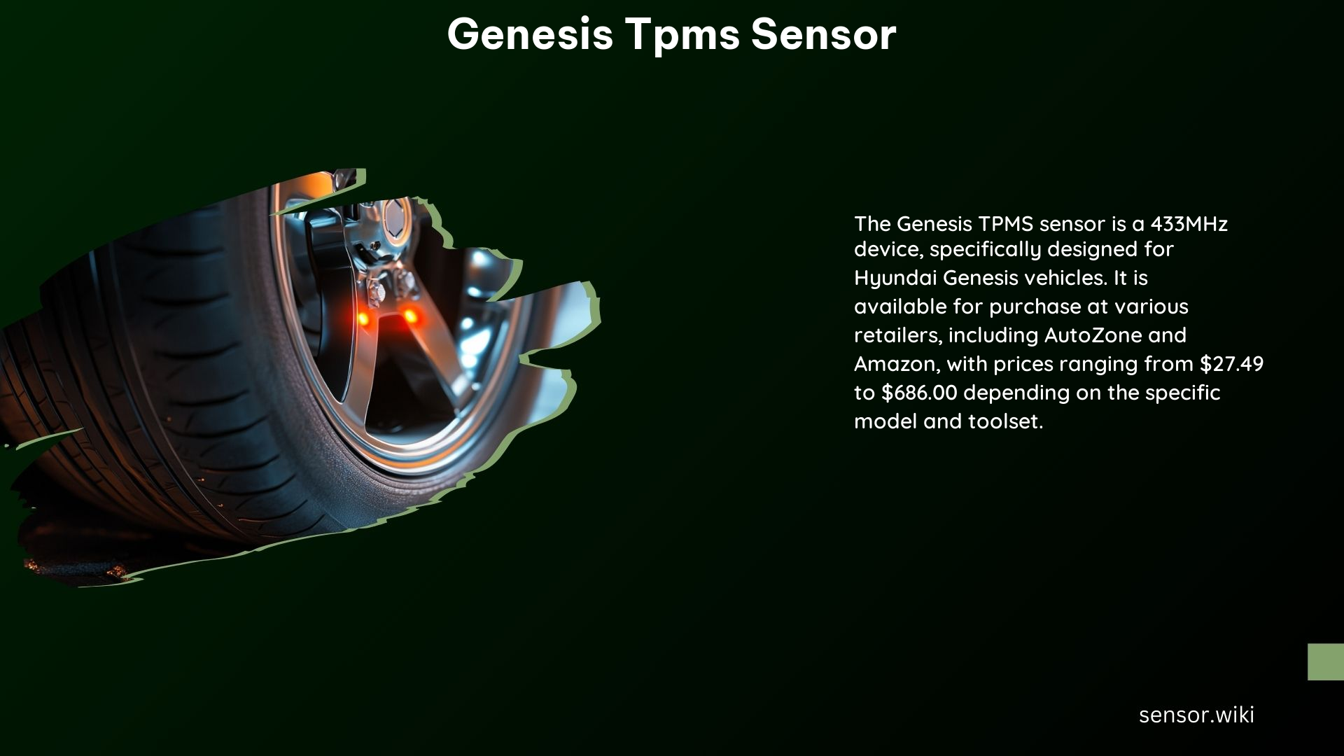 Genesis Tpms Sensor