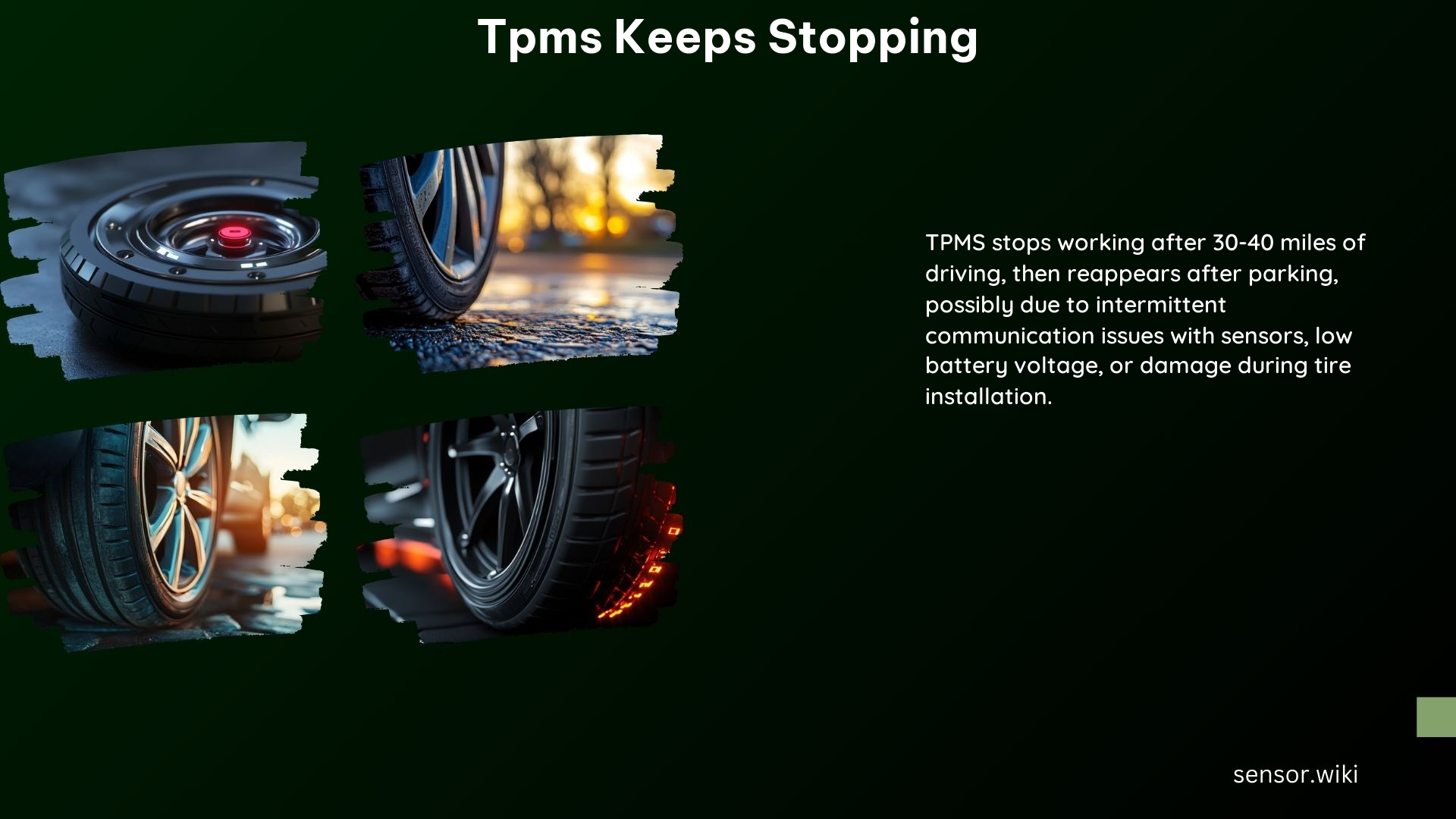 Tpms Keeps Stopping