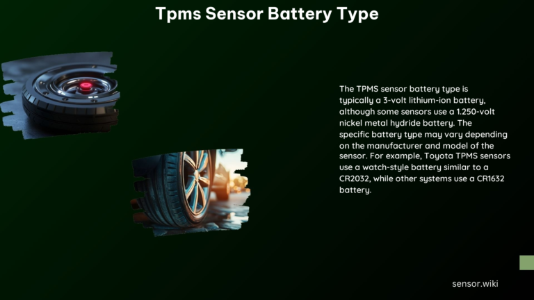 Tpms Sensor Battery Type