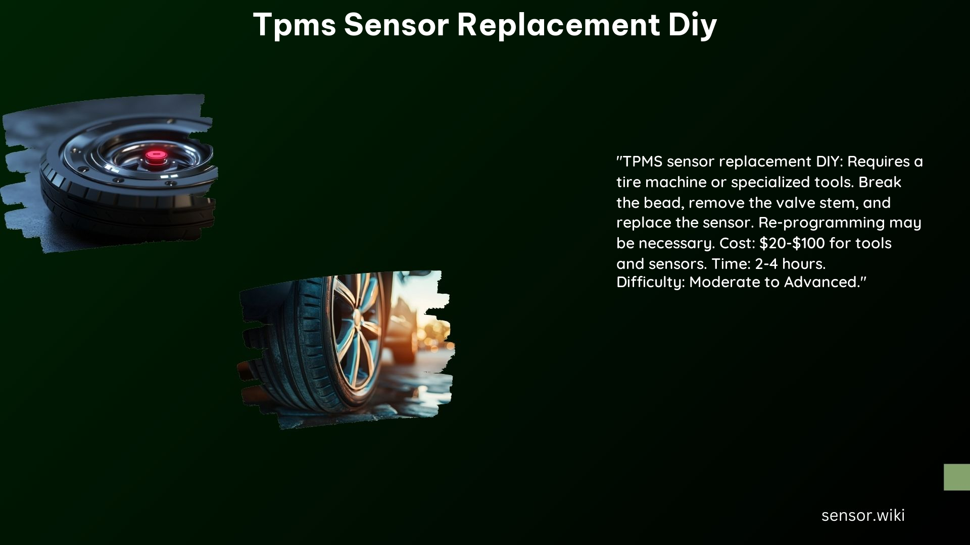 Tpms Sensor Replacement DIY