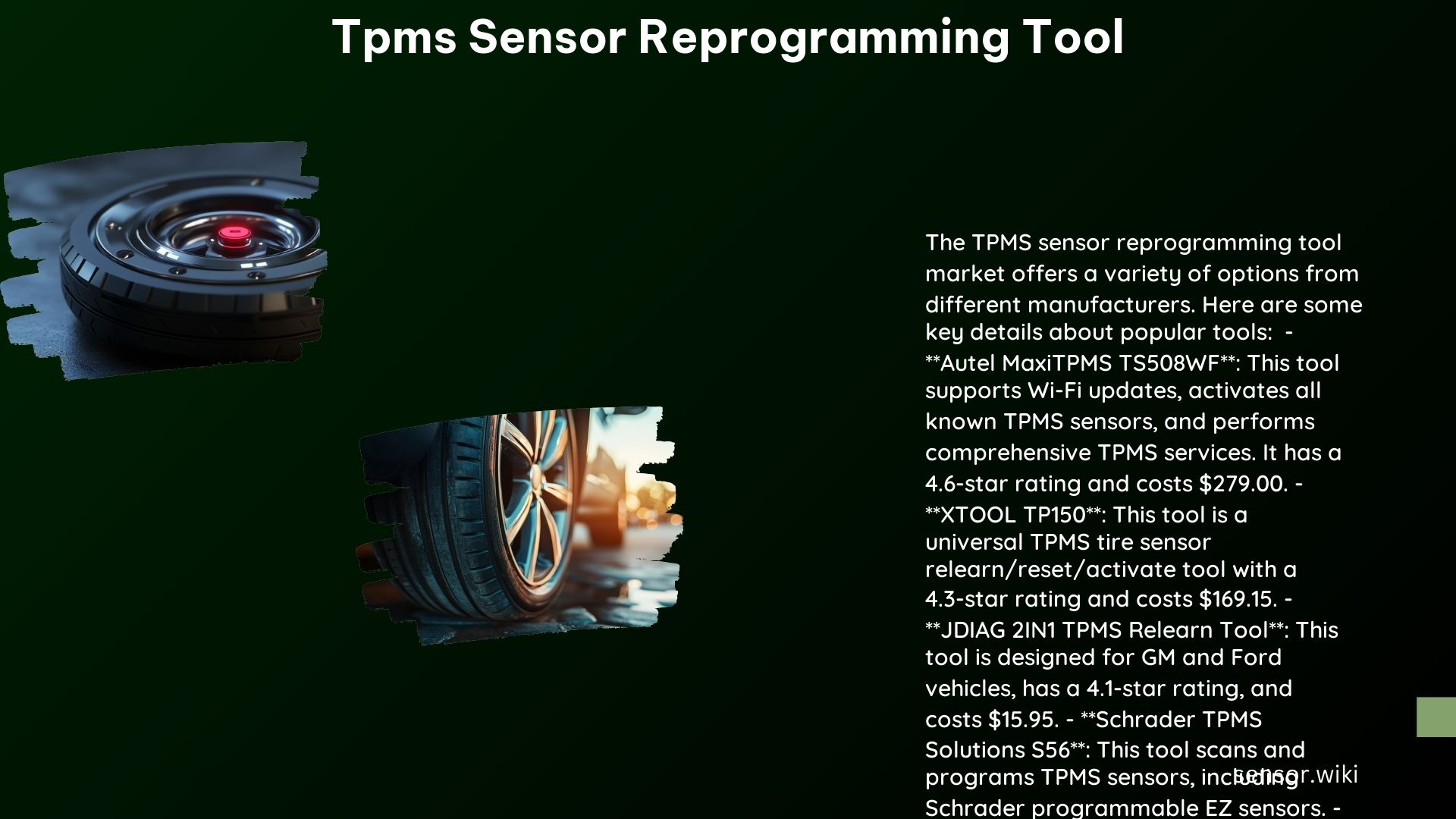 Tpms Sensor Reprogramming Tool