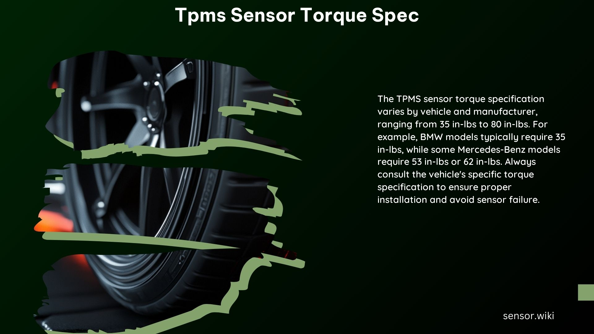 Tpms Sensor Torque Spec