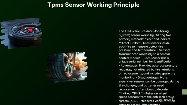 Tpms Sensor Working Principle