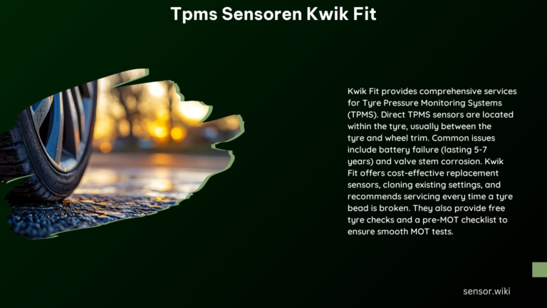 Tpms Sensoren Kwik Fit