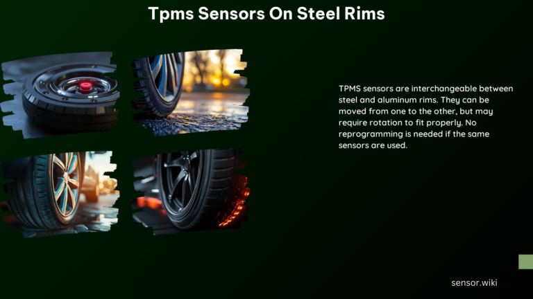 Tpms Sensors on Steel Rims