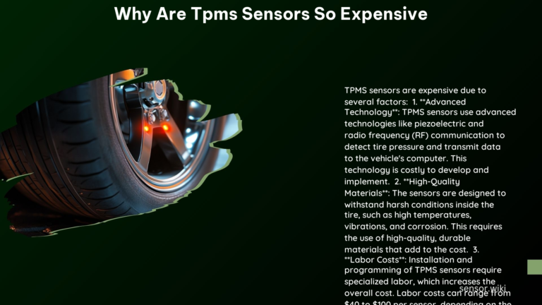Why Are Tpms Sensors So Expensive