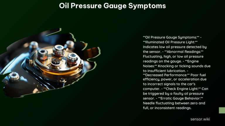 Oil Pressure Gauge Symptoms