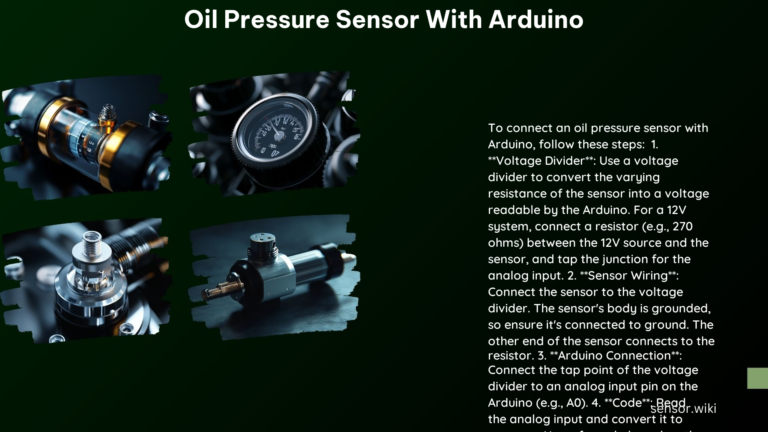 Oil Pressure Sensor With Arduino