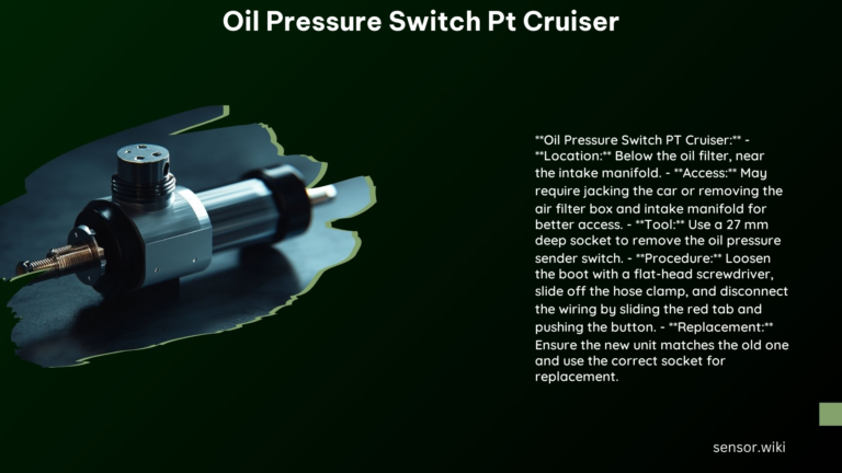 Oil Pressure Switch PT Cruiser