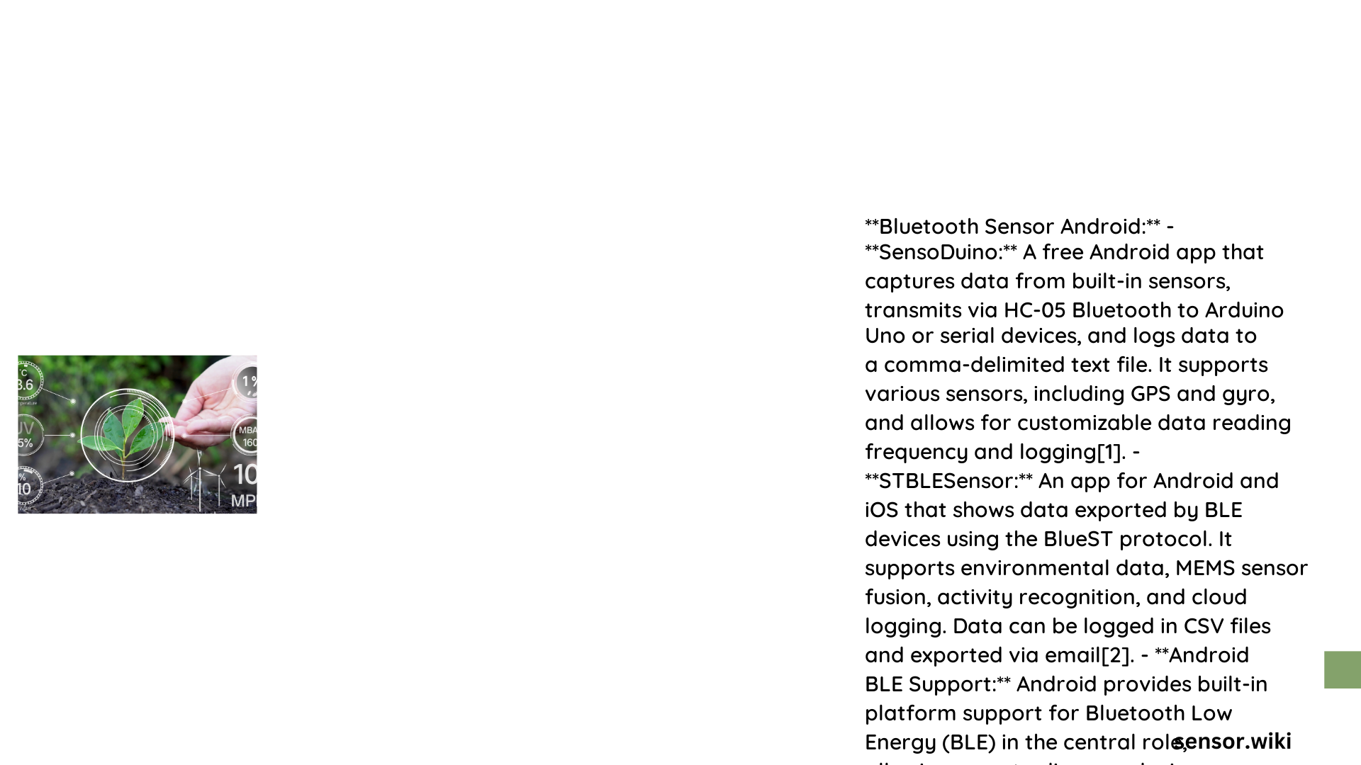 bluetooth sensor android