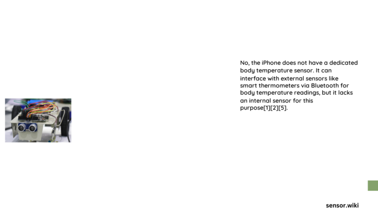 does iphone have body temperature sensor