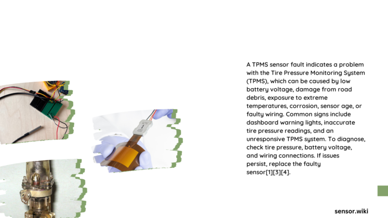 pressure sensor fault meaning