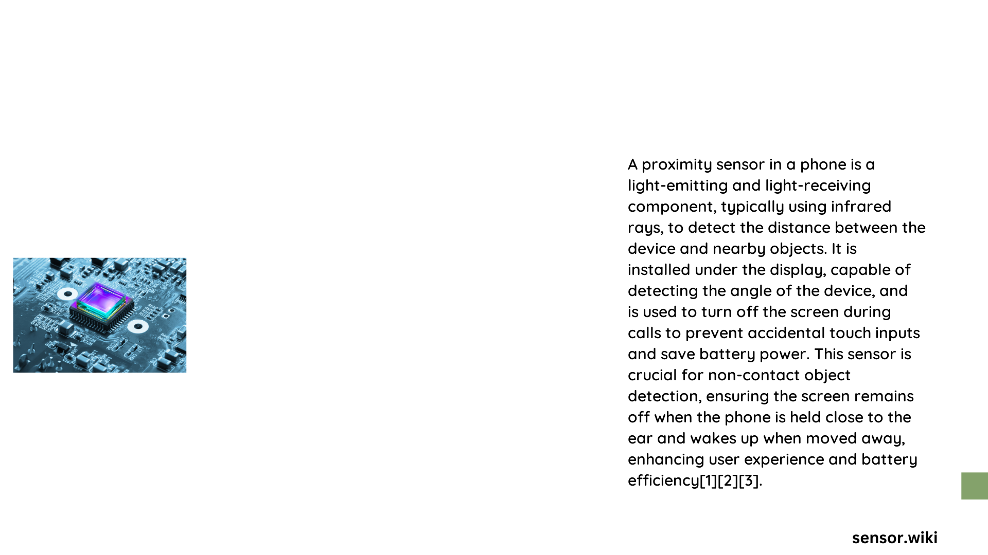 proximity sensor in phone means