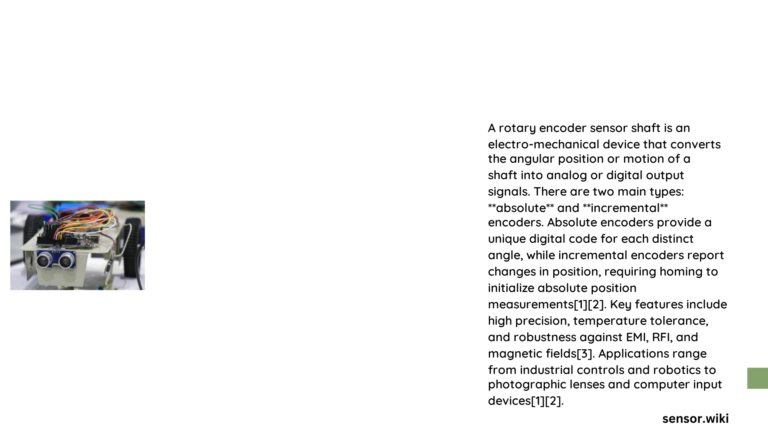 rotary encoder sensor shaft