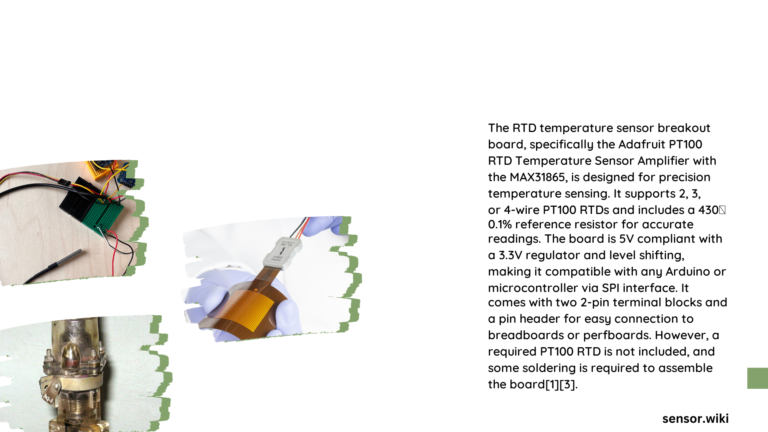 rtd temperature sensor breakout board