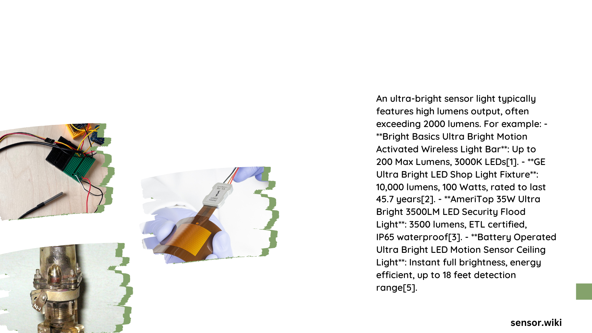 sensor ultra bright
