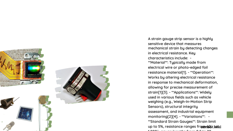 strain gauge strip sensor