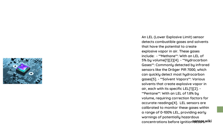 what gases does an lel sensor detect