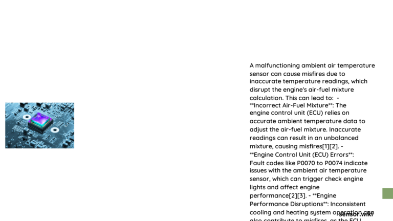 ambient air temperature sensor cause misfire