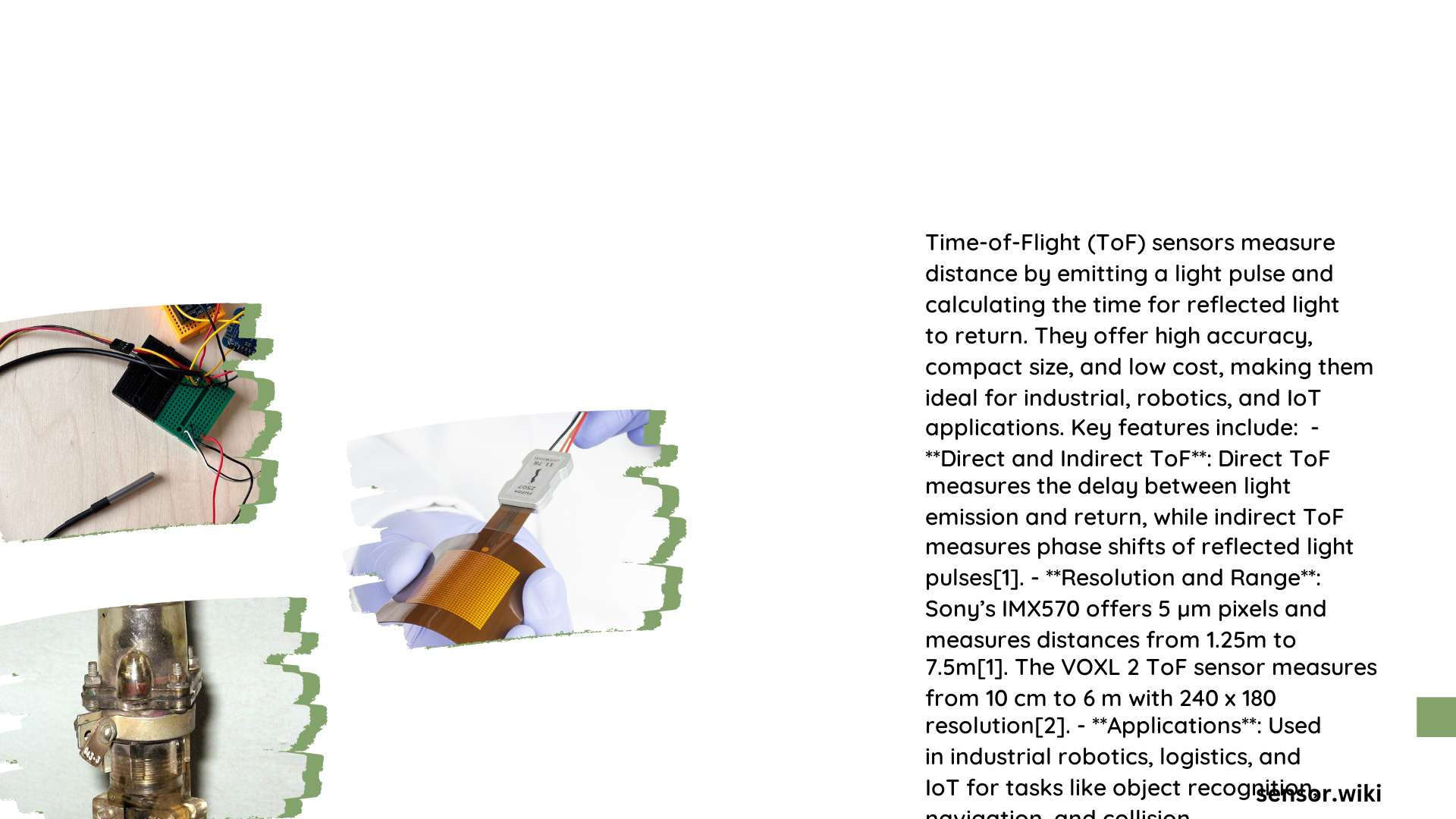 depth sensor tof