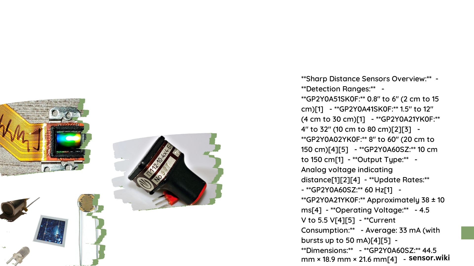 distance sensor sharp