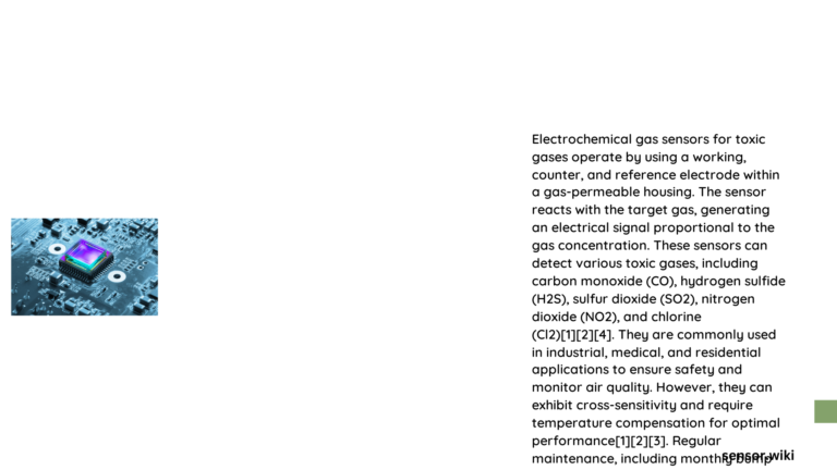 Comprehensive Guide to Electrochemical Gas Sensor for Toxic Gases: Detection, Performance, and Applications 17 electrochemical gas sensor for toxic gases