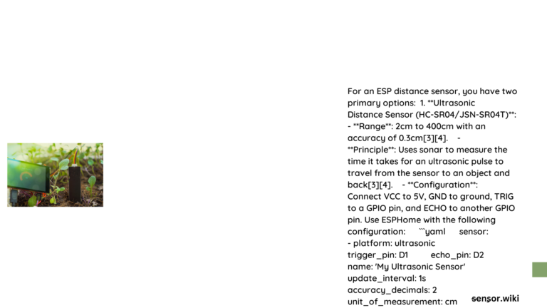 esp distance sensor