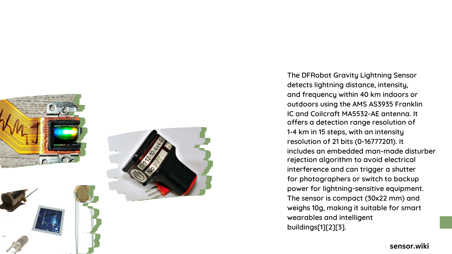 gravity lightning distance sensor