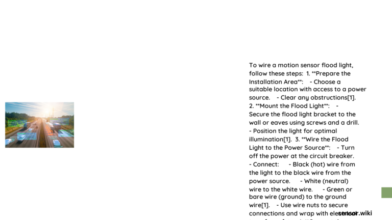 motion sensor flood light wiring diagram