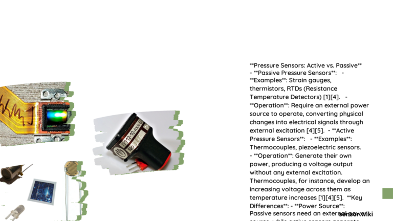 pressure sensor active passive