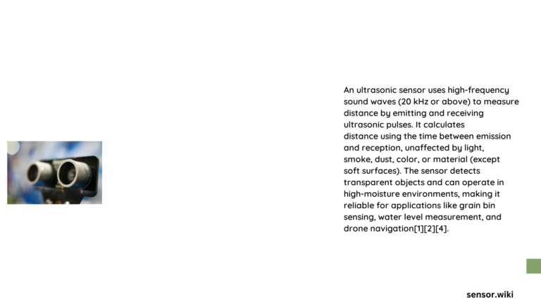 sonic wave sensor