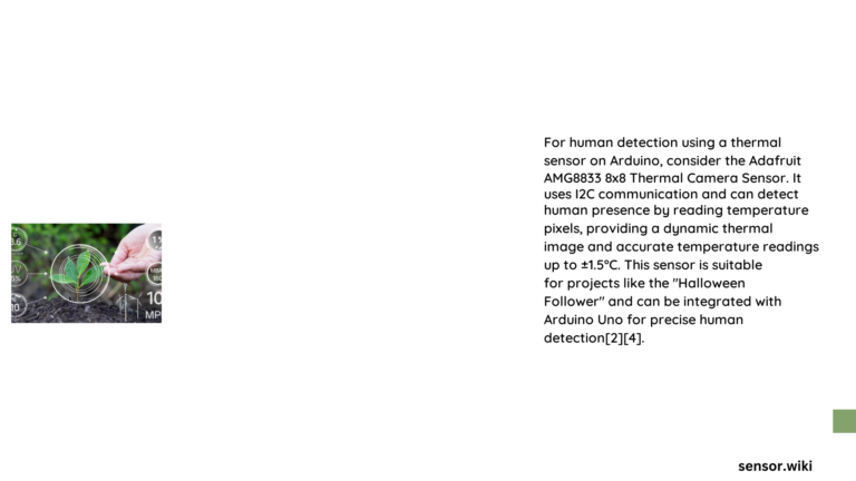thermal sensor for human detection arduino