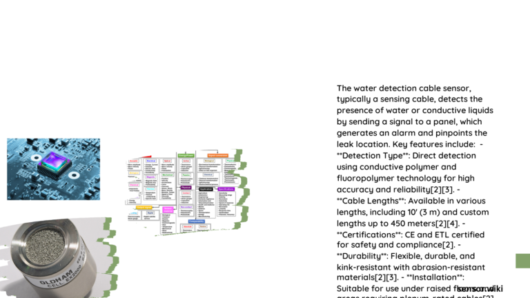 water detection cable sensor